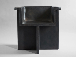 BRUTUS - Fiber cement chair with armrests _ 101 copenhagen